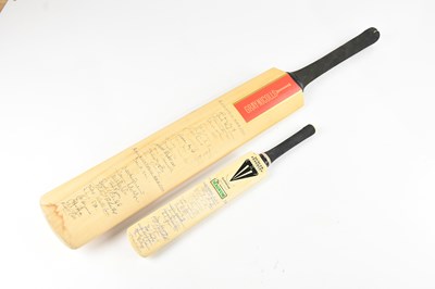 Lot 1502 - CRICKET; a signed 1986 Lancashire v Leicester...