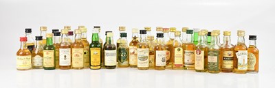 Lot 2459 - WHISKY; a collection of forty-four whisky...