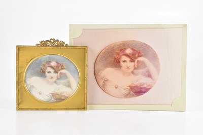 Lot 2259 - MARGARET HALEY; an early 20th century portrait...