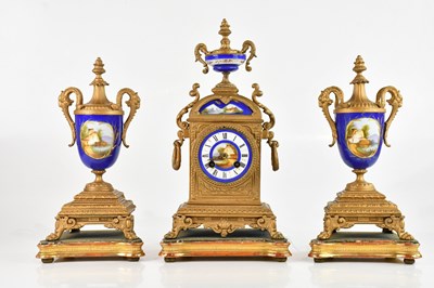 Lot 2178 - A French early 20th century gilt spelter and...