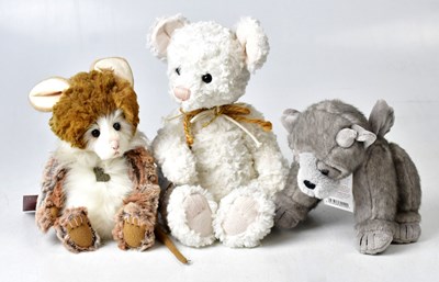 Lot 329 - CHARLIE BEARS; three collectors' bears,...