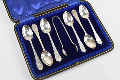 Lot 197 - FATTORINI & SONS; a cased set of six Edward...