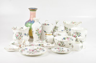 Lot 1253 - AYNSLEY; a collection of twelve pieces of...