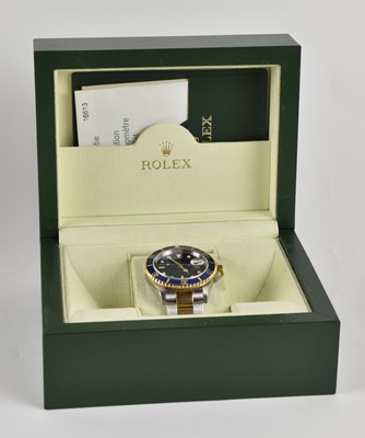Lot 1602 - ROLEX; a 2007 Submariner 'Bluesy' Oyster...
