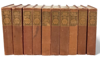 Lot 384 - OLIVER GOLDSMITH; ten volumes, 'Turk's Head...