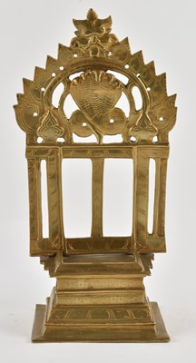 Lot 1044 - A 19th century gilt bronze religious...