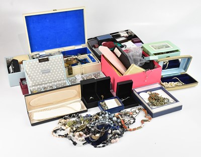 Lot 1087 - A large collection of costume jewellery...
