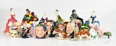 Lot 1314 - ROYAL DOULTON; a collection of figures...