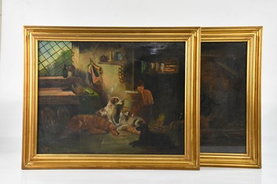 Lot 1438 - ATTRIBUTED TO GEORGE ARMFIELD; a pair of oils,...