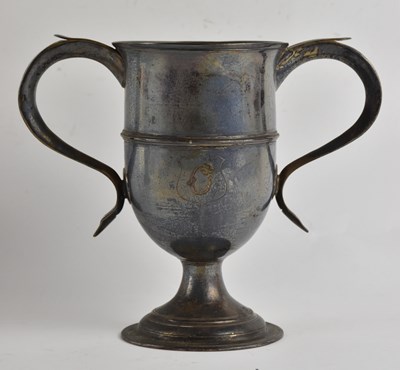 Lot 1168 - A William IV hallmarked silver twin handled...