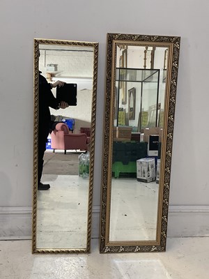 Lot 2092 - Two modern gilt framed rectangular wall...