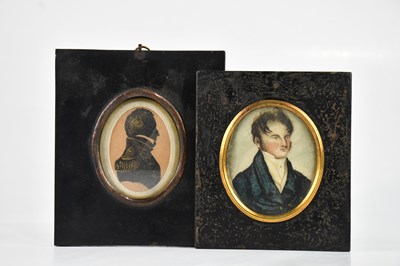 Lot 2276 - A 19th century portrait miniature of a...