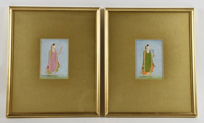 Lot 94 - 18TH/19TH CENTURY INDIAN SCHOOL; a pair of...
