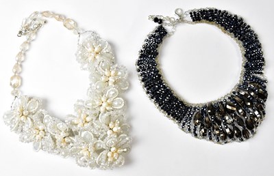 Lot 730 - INSPIRATIONS; a substantial beaded necklace...