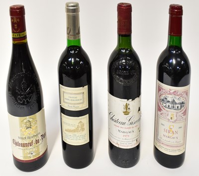 Lot 266 - Four bottles of red wine, comprising...