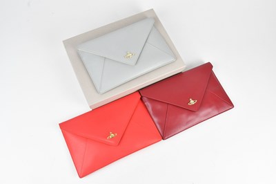 Lot 63 - VIVIENNE WESTWOOD; three envelope pouches in...