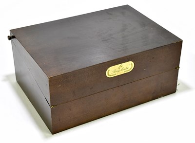 Lot 2037 - REMY MARTIN; a stained wooden writing slope,...