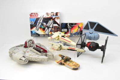 Lot 384 - STAR WARS; a large Hasbro Millennium Falcon...