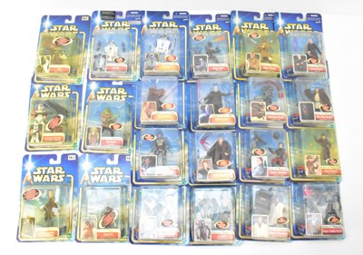 Lot 380 - HASBRO; twenty-two Star Wars Attack of the...