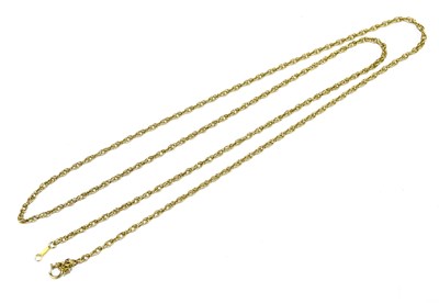 Lot 1358 - A 9ct yellow gold Prince of Wales link chain,...