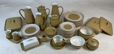 Lot 109 - DENBY; an 'Ode' pattern dinner service,...
