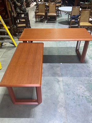 Lot 866 - A modern contemporary Hunstanton L shaped desk...