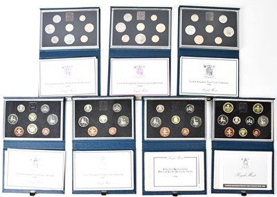 Lot 655 - THE ROYAL MINT; nineteen annual United Kingdom...