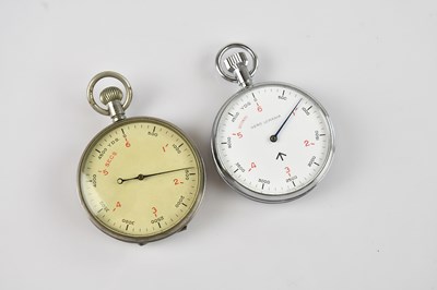 Lot 2293 - NERO LEMANIA; a stopwatch and a further...