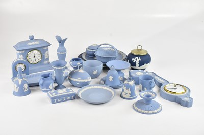 Lot 1209 - WEDGWOOD; a collection of jasperware including...