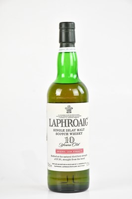 Lot 2433 - WHISKY; a bottle of Laphroaig ten year old...