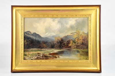 Lot 1448 - SAMUEL JOHN BARNES (1847-1901); oil on board,...