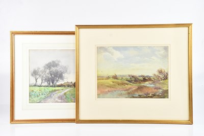 Lot 1467 - TATTON WINTER; a pair of watercolours, rural...