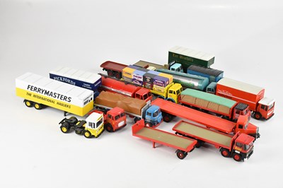 Lot 1544 - CORGI; a collection of sixteen unboxed heavy...