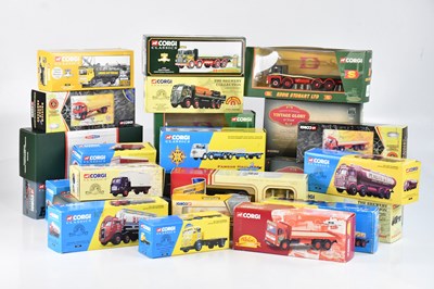 Lot 1538 - CORGI; a large collection of diecast heavy...