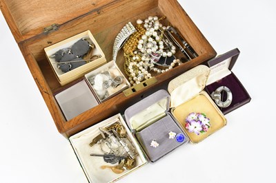Lot 1064 - A collection of costume jewellery including...