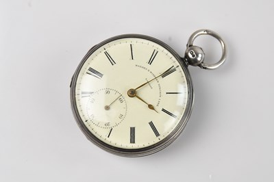 Lot 304 - A George V hallmarked silver open faced pocket...
