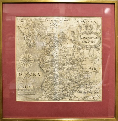 Lot 602 - SAXTON & HOLE; Lancastriae Comitatus Paltinus...