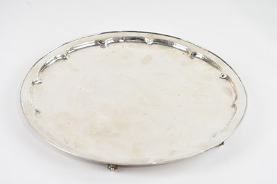 Lot 125 - OMAR RAMSDEN; a George V hallmarked silver...