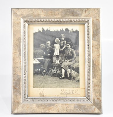 Lot 1334 - An original photograph of Queen Elizabeth and...