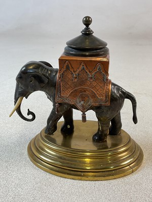Lot 10 - An unusual late 19th century mixed metal...