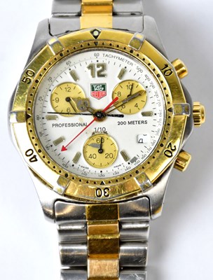 Lot 1063 - TAG HEUER; a gentlemen’s Professional...