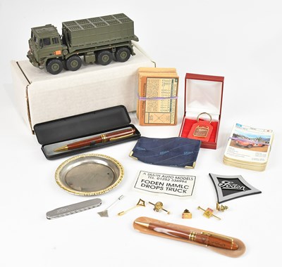 Lot 2301 - FODEN TRUCKS; a collection of jewellery and...