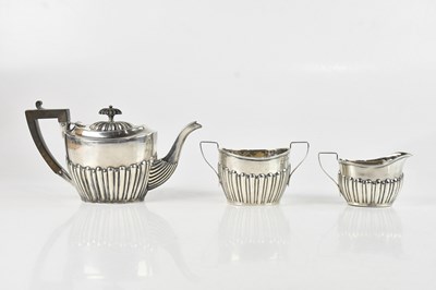 Lot 111 - A Victorian hallmarked silver bachelor's three...