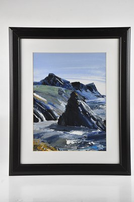 Lot 1306 - SIAN MCGILL; oil on board, 'Traeth Yr Eifl',...