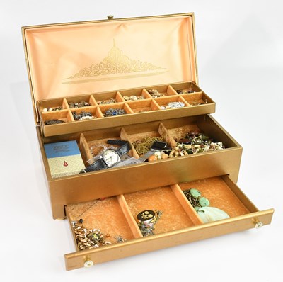Lot 1027 - A collection of costume jewellery including...