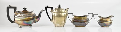 Lot 92 - JOHN MILLWARD BANKS; an Edward VII hallmarked...