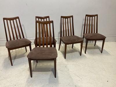 Lot 2101 - G PLAN; set of five dining chairs.