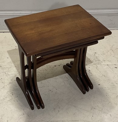 Lot 2103 - G PLAN; nest of three tables, largest 52 x 55...