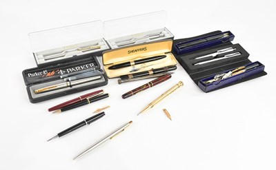 Lot 2300 - A collection of vintage fountain and ballpoint...