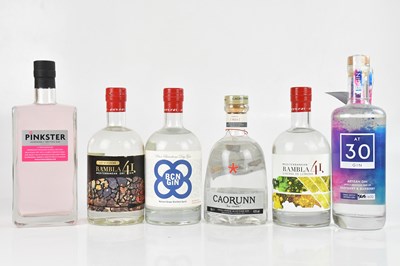 Lot 2491 - GIN; a collection of six bottles comprising...